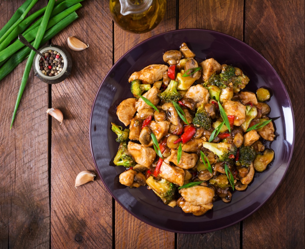 Chicken With Chinese Mushrooms