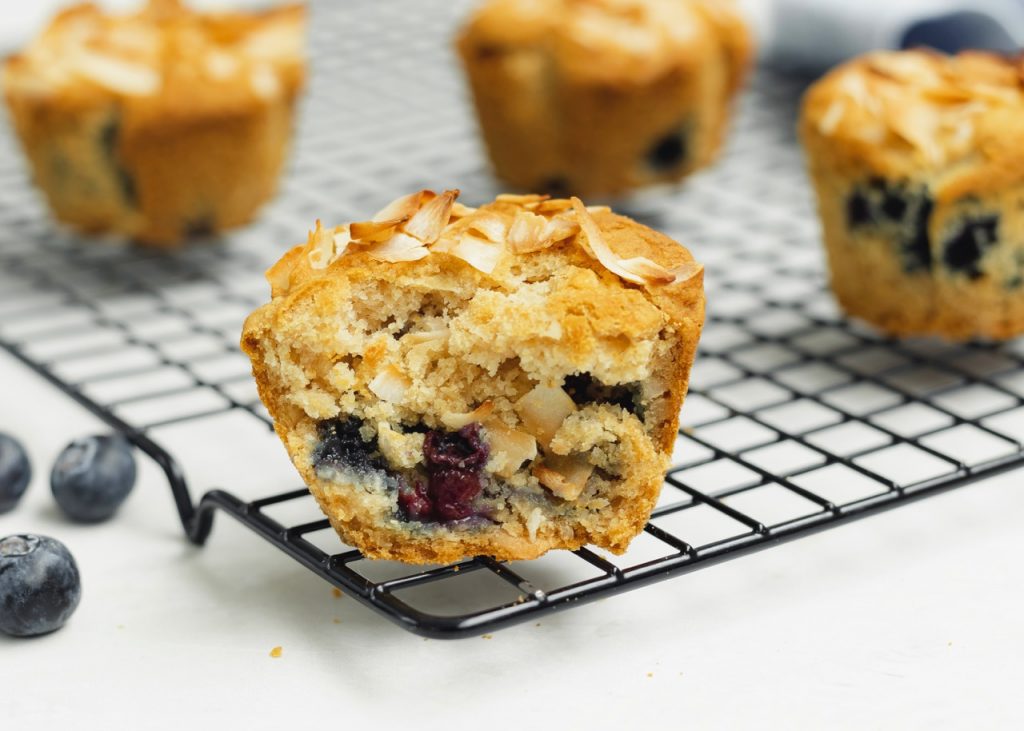 Gluten Free, Vegan Blueberry Muffins